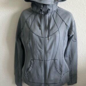 Athleta fleece lined zip hoodie